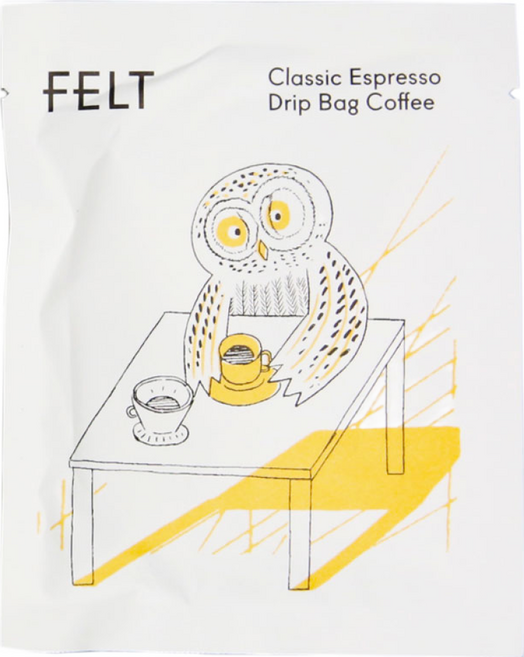 [FELT] 펠트커피 클래식 에스프레소 스페셜티 블렌드 드립백커피 10g, 1개