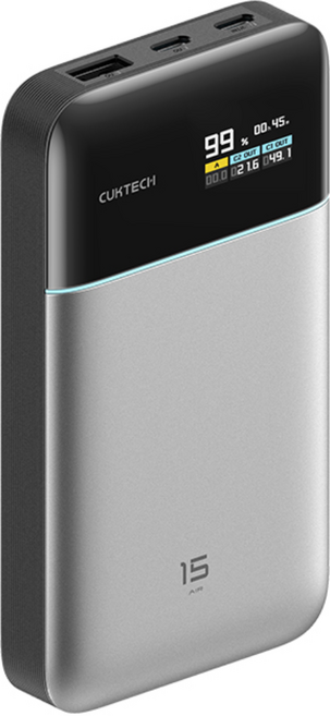 CUKTECH 쿡테크 15 파워뱅크 Air 15000mAh 100W 고속 충전 보조배터리, PB150S