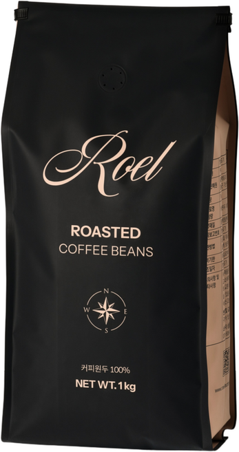 로엘 커피 원두 케냐 키암부 AA, 1개, 1kg, 홀빈(분쇄안함)