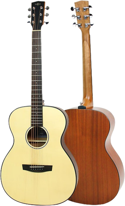 헥스 헥스 F200 M 탑솔리드 OM바디 작은 사이즈 통기타, 1개