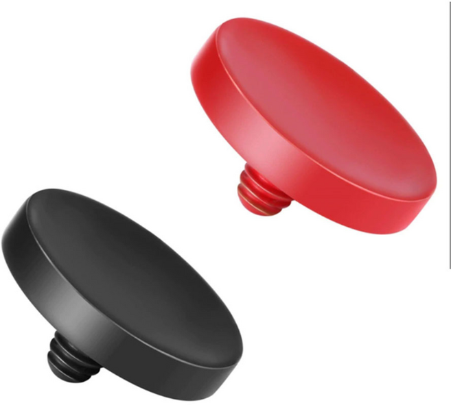 Zoom-AI 후지 소프트 버튼 라이카 캐논 니콘 소니 나사식 셔터 호환, 1개, 후지 소프트 버튼(레드)