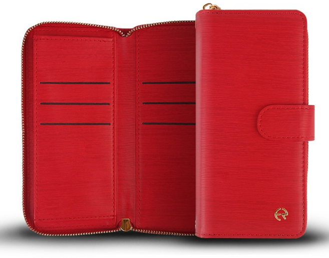 다이어리 지갑형 카드수납 지퍼 슬림 스트랩 마그네틱 휴대폰 케이스 + 폰메이트 총알터치펜