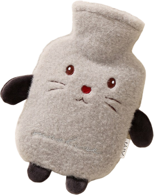 보온 온수 물 주머니 핫팩 생리통 온찜질 팩 포켓 복부 캐릭터 온열 손난로 1L, 1개