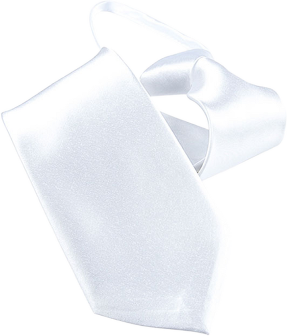 하얀색 화이트 자동 넥타이_GA8005