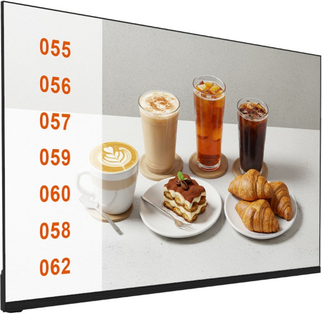 카멜 순번호출 디지털사이니지 벽걸이 패키지 CDS4310+DSCall+BT55, 108cm