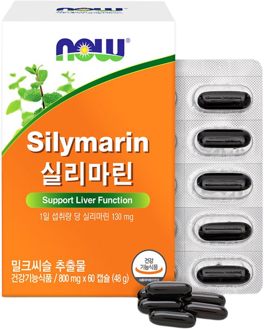 나우푸드 실리마린 2개월분, 60정, 1개