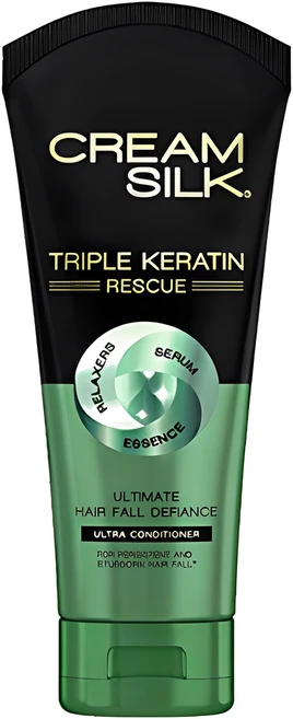 Cream Silk Triple Keratin Rescue Utimate Hairfall Defiance Green 크림실크 트리플 케라틴, 1개, 170ml - 쿠팡