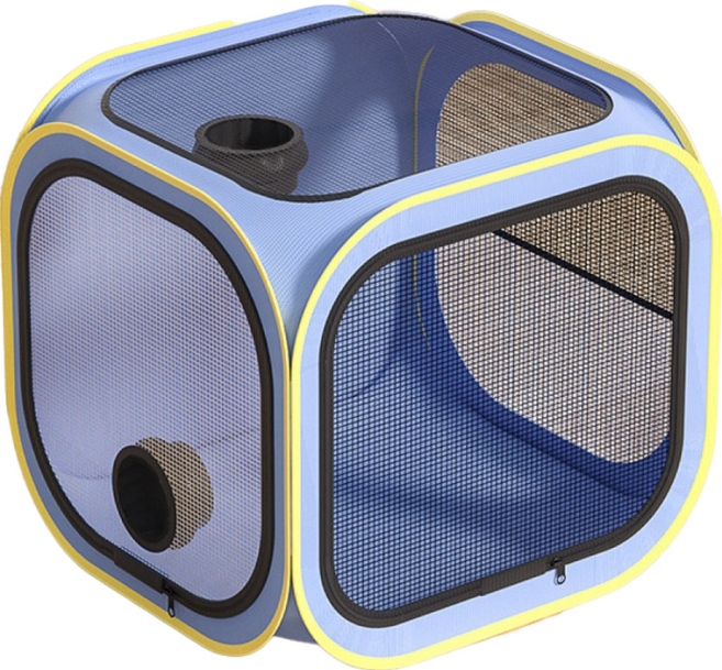 예펫 펫 드라이 룸 강아지 고양이 털 말리기 애견 건조기 목욕 드라이어 반려견 셀프 하우스 개 케어 건조, 블루, 1개