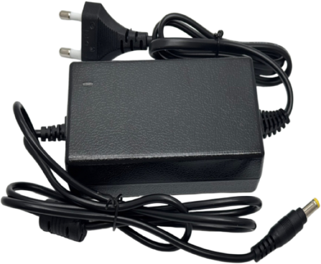 국산 DC 12V 5A 코드일체형 어댑터 (외경: 5.5mm 내경: 2.5mm), 1개