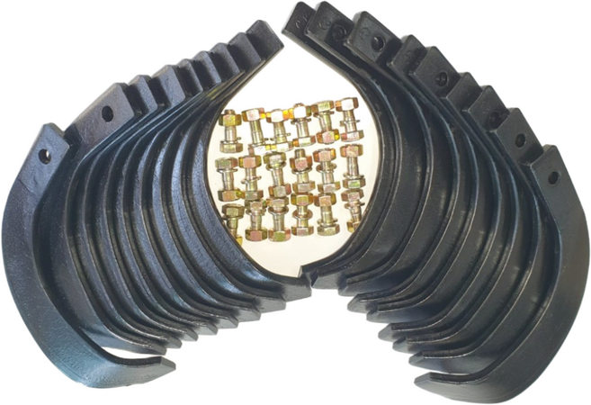 경운기 부품 부속 로타리날 경운날 좌 우세트 볼트포함, 1개