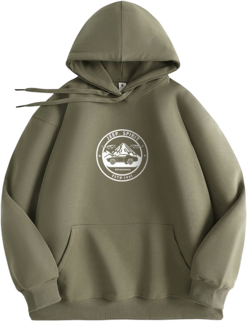 JEEP spirit 후드티셔츠 남자 여자 남성 여성 티셔츠 가을 겨울 봄 JPHJ26AHM01-7