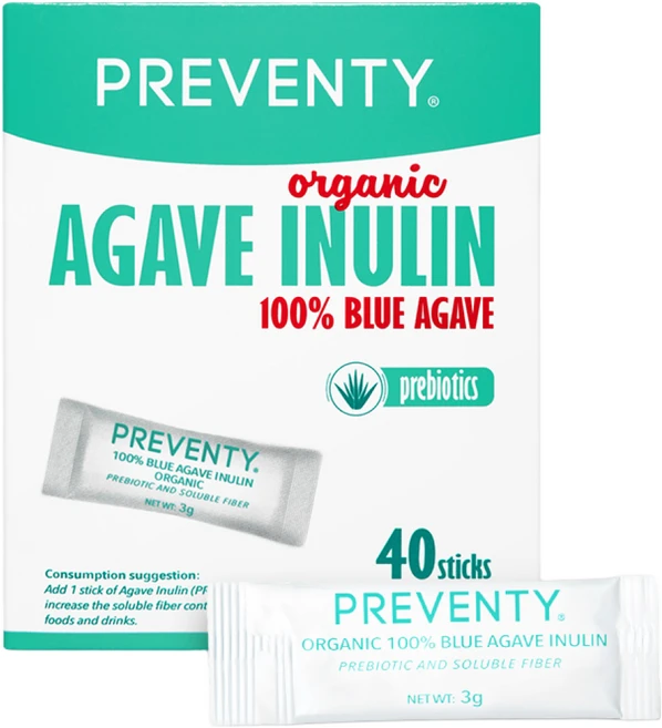 프리벤티 정품 아가베 이눌린 100% 프리바이오틱스 유산균_멕시코 직수입 신이 내린 선물 천연 유산균 유기농인증, 1박스, 3g - 쿠팡