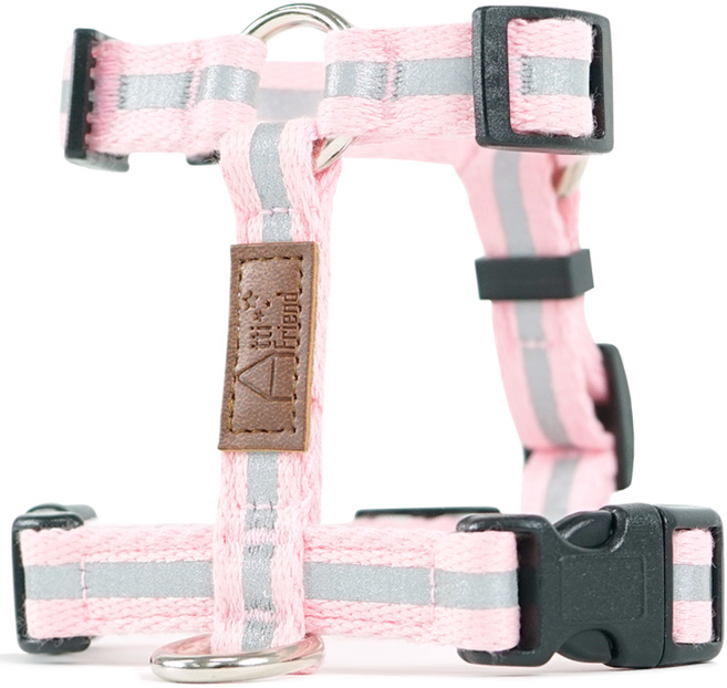 아띠지기 반사형 강아지 쓰리엠 에이치형 하네스, 핑크, 1개
