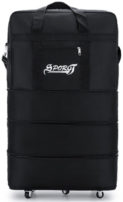 KH KEONHEE 4단 대용량 접이식 이민가방 여행용 보조바퀴