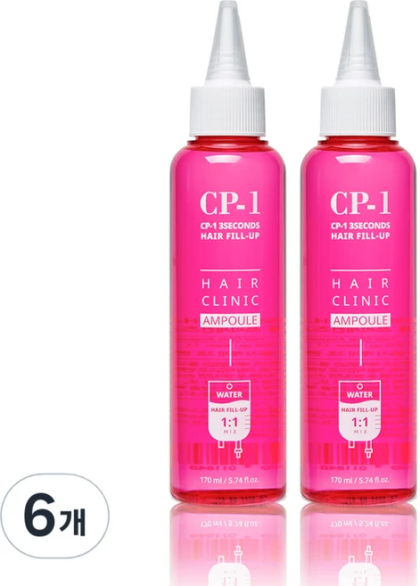 씨피원 3세컨즈 헤어필업 워터트리트먼트, 170ml, 6개 - 쿠팡