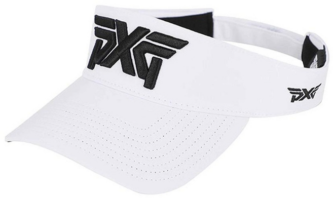 정품 PXG 골프모자 벨크로 스포츠 바이저, 화이트, 1개