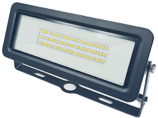 데이온 노출 슬림형 사각 투광등 30W 방수 야외조명, 흑색, 주광색(흰색)