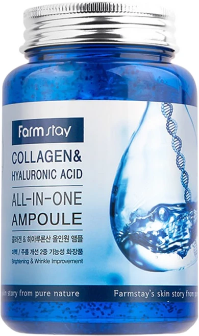 팜스테이 콜라겐&히아루론산 올인원 대용량 앰플, 3개, 250ml - 쿠팡