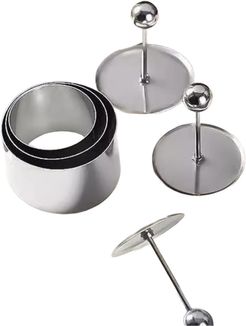 플레이팅틀 원형틀 3가지 SIZE 세트, 1세트