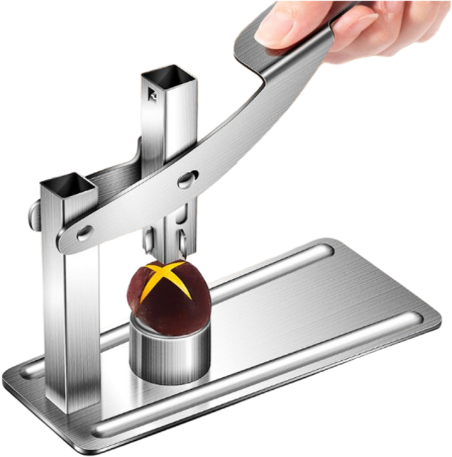 견과류 칼집도구 밤 호두 칼집가위 가정용 밤 손질가위(손잡이형 스탠드형), 1개