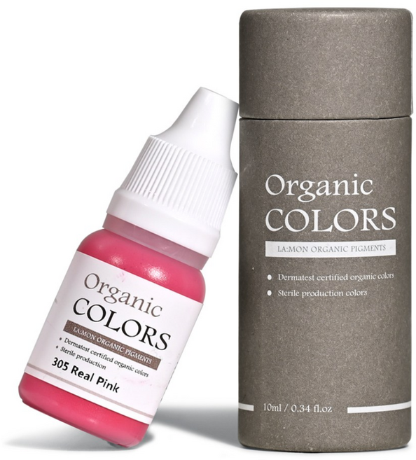 래쉬몬스터 오가닉 수지엠보 색소 아이라인 입술반영구 눈썹문신 스킨커버 10ml, 1개, [수지 머신] 305 리얼핑크