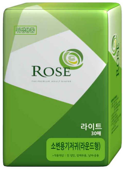 로즈 성인용 속기저귀 라운드 라이트 240매, 30매입, 8개