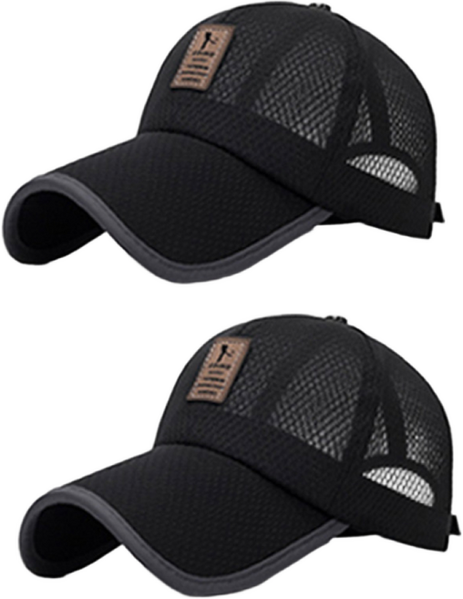투데이리빙 1+1 메쉬 볼캡 여름 야구 모자 캡모자 여름용 메쉬캡 망사 통풍 골프 등산 운동 스포츠