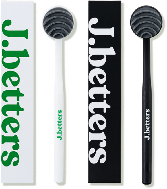 제이베럴즈 혀클리너 블랙 + 화이트 세트, 1세트