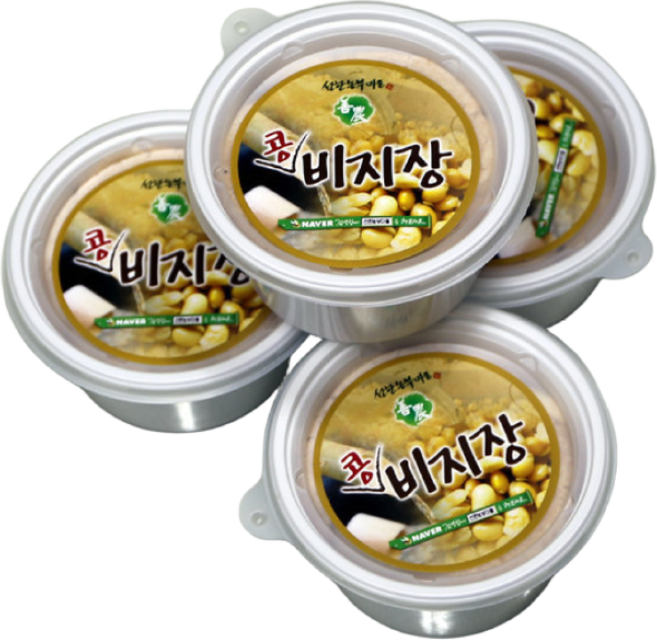 농부마을 농선 수제 발효 콩비지장, 4개, 220g