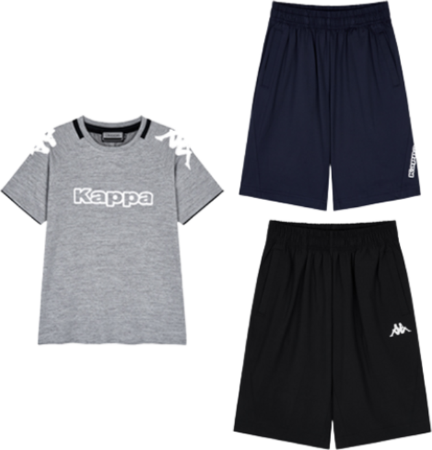 카파 키즈 여름 3종세트(상의1+하의2)
