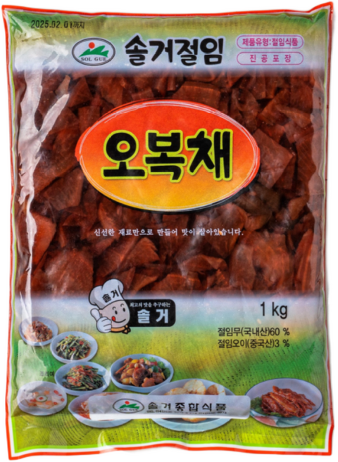 솔거식품 오복채 장아찌, 1개, 4kg