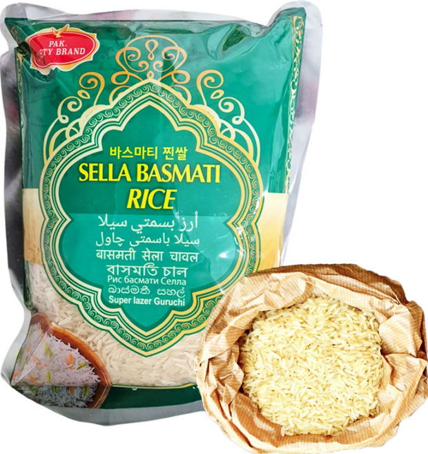 인도 바스마티 쌀 5kg 찐쌀 수입쌀 인도라이스 BASMATI RICE, 5개