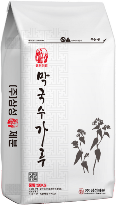 [코끼리표 삼성제분] 식당용 막국수가루 20kg, 1개