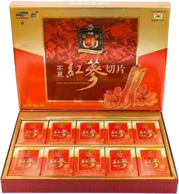 고려홍삼절편 (20g x 10팩) + 쇼핑백증정, 1세트, 200g