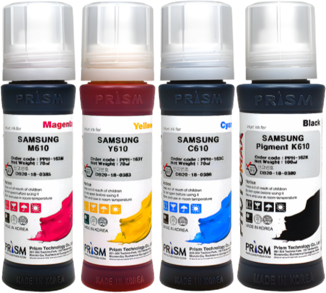 호환 삼성 SL-T1670W잉크 T1672W J1560W T1675W T2270FW T2170W, 1개, [4색세트] 200ml 삼성잉크