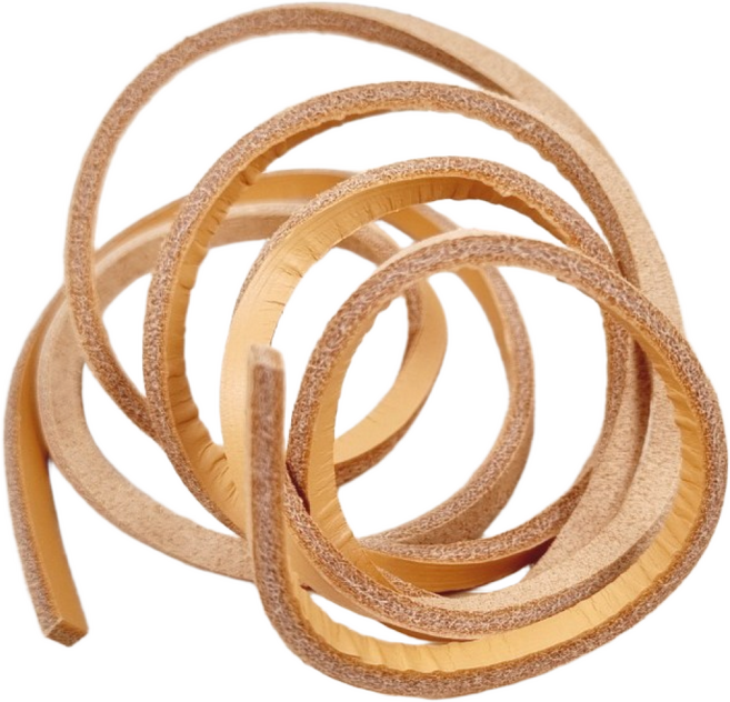 납작 가죽끈 1m 천연 앵무새 장난감 DIY 재료 입질 뜯기 새용품, 1개