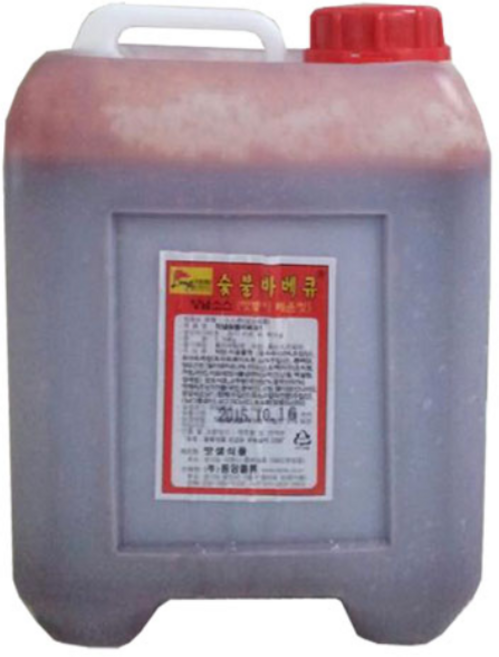 (무)맛샘숯불바베큐 매운맛 10kg, 2개