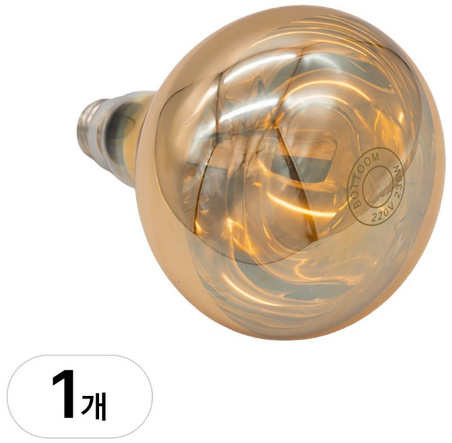 바툼 욕실 히터 램프 열전구 욕실전구 적외선 램프 화장실 가정용 히터 GNGB-3C, 1개