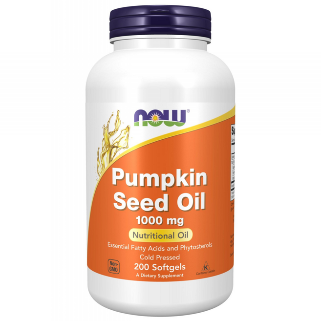 나우푸드 펌킨 씨드 오일 1000mg 소프트젤, 200정, 1개