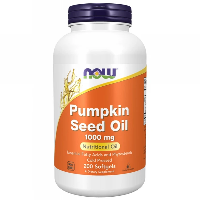 나우푸드 펌킨 씨드 오일 1000mg 소프트젤, 200정, 1개 - 쿠팡