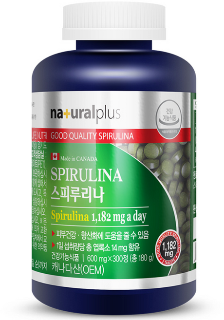 내츄럴플러스 스피루리나, 300정, 1개