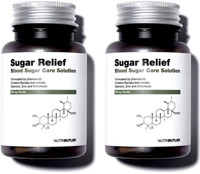 약사개발 혈당관리 바나바잎 추출물 사과초모식초 당질컷팅제 셀렌 크롬 아연, 60정, 2박스