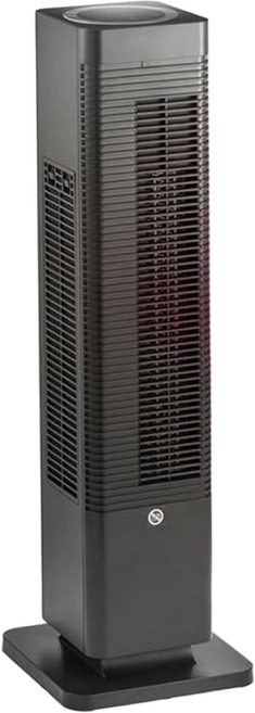 신일 PTC 온풍기히터 하이브리드 프리미엄 난방기 타워형, 블랙