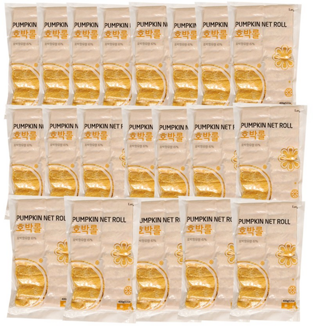 오늘은 식자재 랜시 호박롤 400g x 20개, 1개, 8kg
