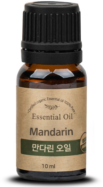 퓨어스 유기농 만다린오일, 10ml, 1개