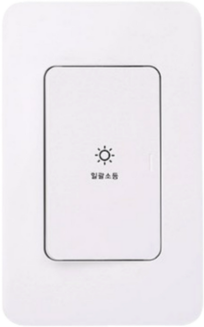 아크라이트 디아트 배선기구 04.[스위치]일괄소등 단로1구 화이트, 1개