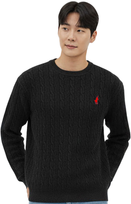 [빅히트 패션] 남성 케이블 꽈배기 니트 루즈핏 5color