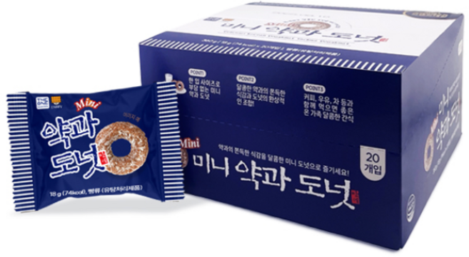 미니 약과도넛 (1BOX), 360g, 4박스