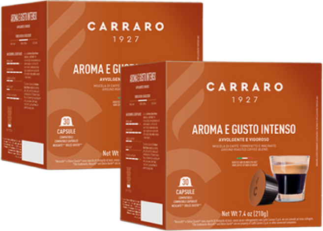 까라로 돌체구스토 호환 아르마엔인텐소 캡슐커피, 7g, 30개입, 2개