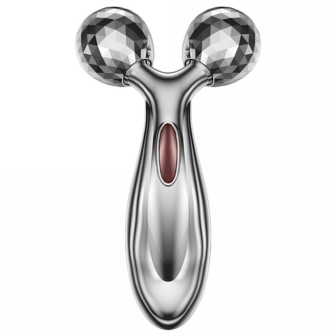 셀리빙 올바디 브이라인 마사지롤러, 실버, 1개